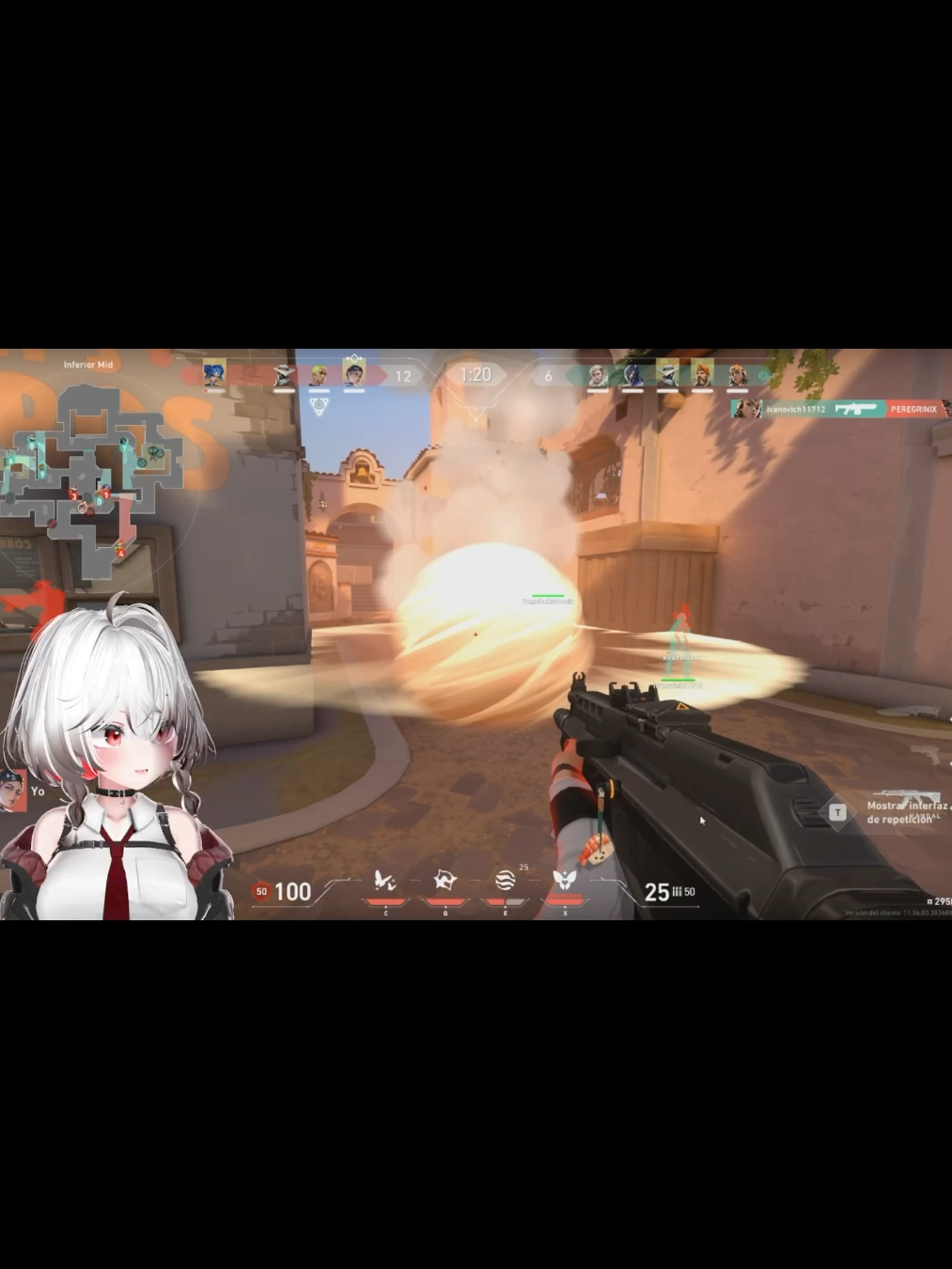 Mis partidas raras, Repeticion de Valorant!! #Valorant #vtuber #nuevosjugadores #funny