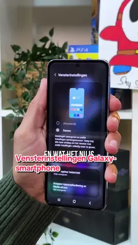 Notificaties en belangrijkste knoppen in een venster op Galaxy-smartphone #Tech #gadget #smartphonetricks 