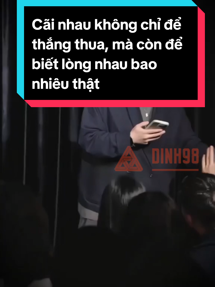 Cãi nhau không chỉ để thắng thua, mà còn để biết lòng nhau bao nhiêu thật. #tìnhyêu #tinhyeu #tinhcam #tìnhcảm #vinh98 