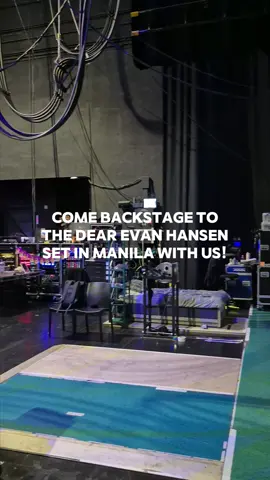 We're almost down to our last week! As a special treat, the lovely moms from #DearEvanHansenPH wanted to come take you guys around backstage 👀💙 #musicals #theatreph #theatre #theatrekidph 