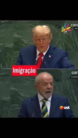 (IMIGRAÇÃO) Assembleia Geral da ONU: Lula x Trump em discursos tensos! 🇧🇷🇺🇸 Hoje começou a Assembleia Geral da ONU, evento que marca os 80 anos da entidade e já é considerado um dos mais tensos em décadas. ➡️ Lula criticou duramente Bolsonaro e Trump, afirmando que a interferência dos EUA é inaceitável. ➡️ Já Trump usou seu discurso para atacar a ONU, a imigração e até as políticas climáticas. O clima esquentou no palco internacional. 🌍💥 👉 Você acha que a ONU ainda tem força real no cenário global? #UOL #Notícias #ONU #Política #Lula  