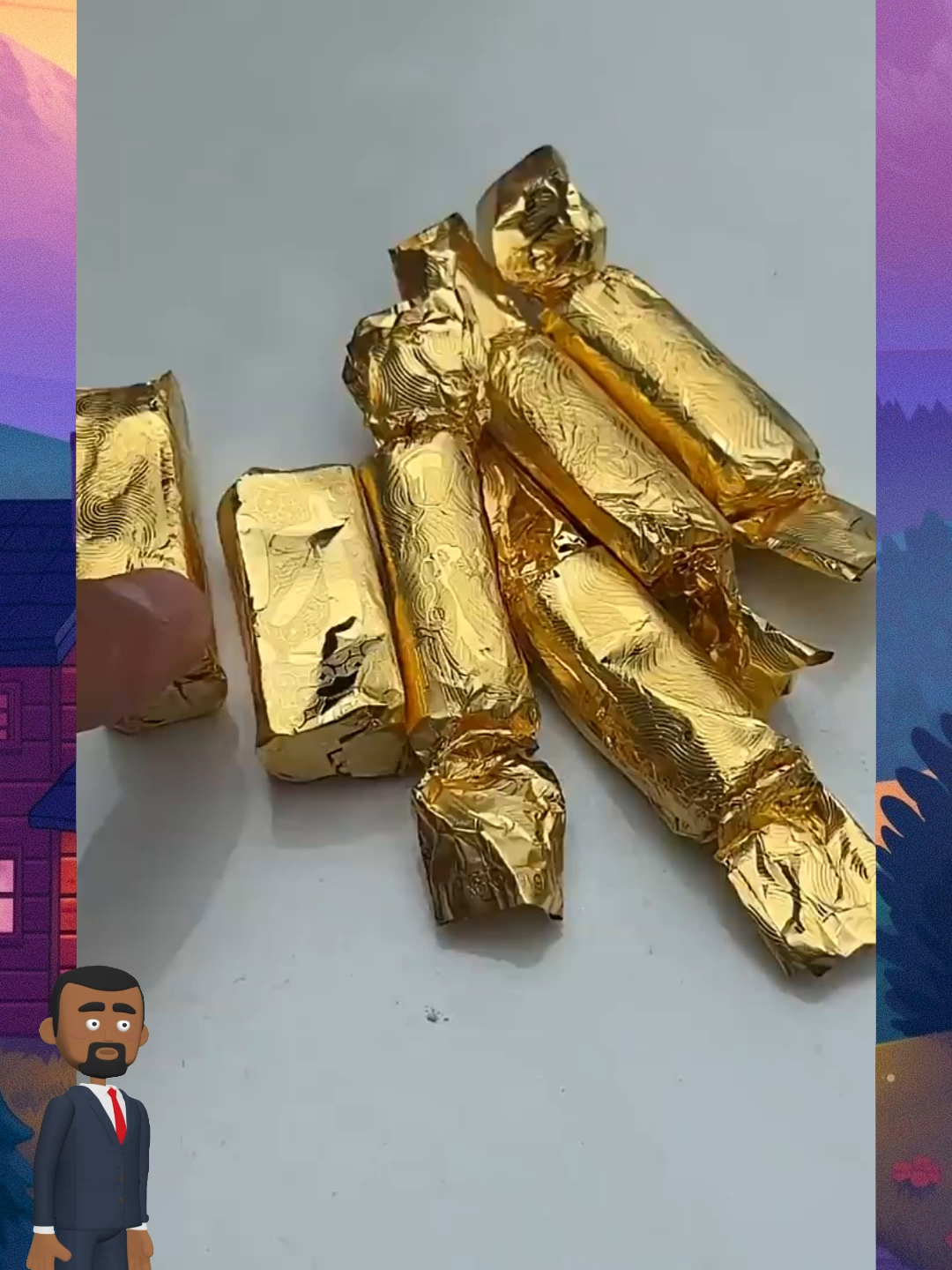 Cokelat Emas #faktamenarik #infomenarikdunia #videolucu #faktamenarikdunia #infomenarik #bawkdehel #satisfyingvideo #emasasli #pebisnismuda