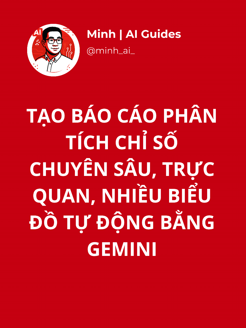 Tạo báo cáo phân tích chỉ số chuyên sâu, trực quan, linh hoạt nhiều loại biểu đồ, màu sắc bằng Gemni và xuất lưu pdf bằng Sejda AI #AICongchuc #LearnOnTikTok #canbocongchuc #xuhuong #minhaiguides 