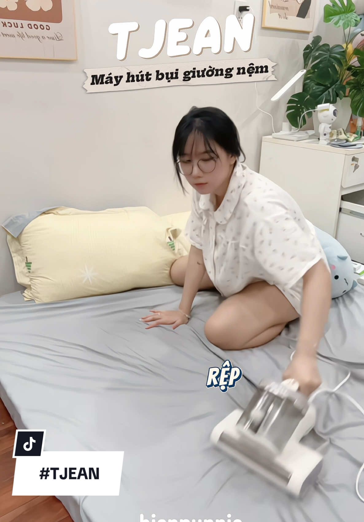 Máy Hút bụi giường đệm #TJEAN #mayhutbuigiuongnem #mayhutbui #review #hienpunnie 