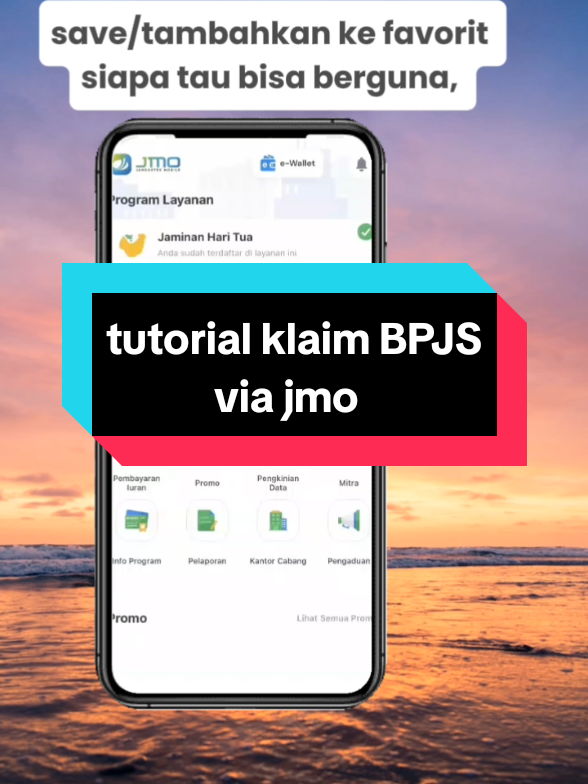 tutorial klaim BPJS via jmo #jmo #pencairanbpjs #bpjsketenagakerjaan 