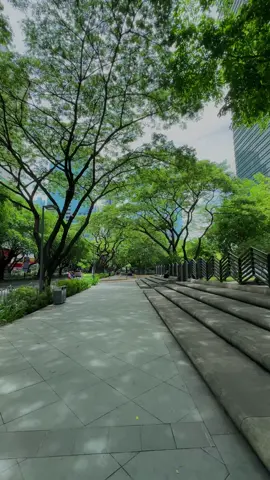 Walking by Ayala Triangle Gardens | Makati, Metro Manila, Philippines 🇵🇭