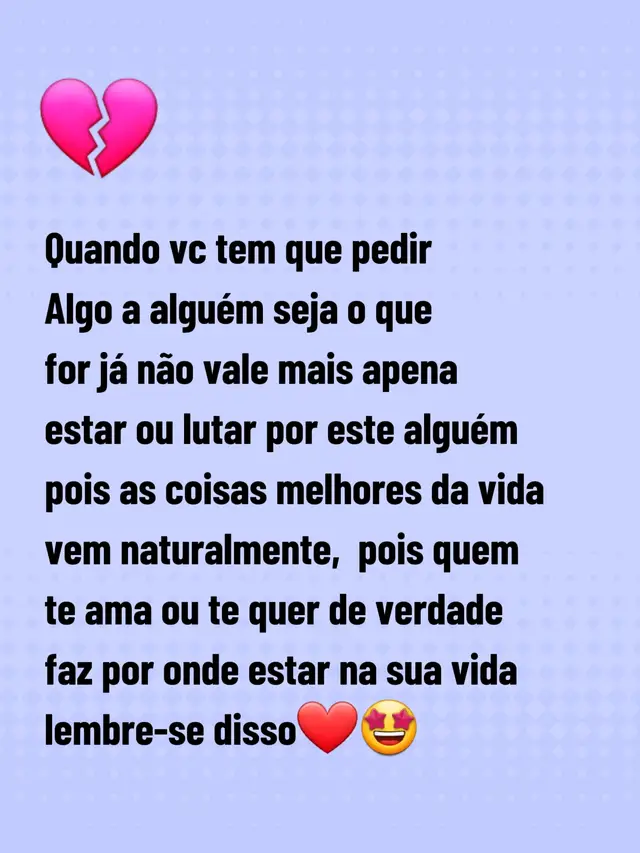 O que realmente importa na vida não se compra❤️🤩