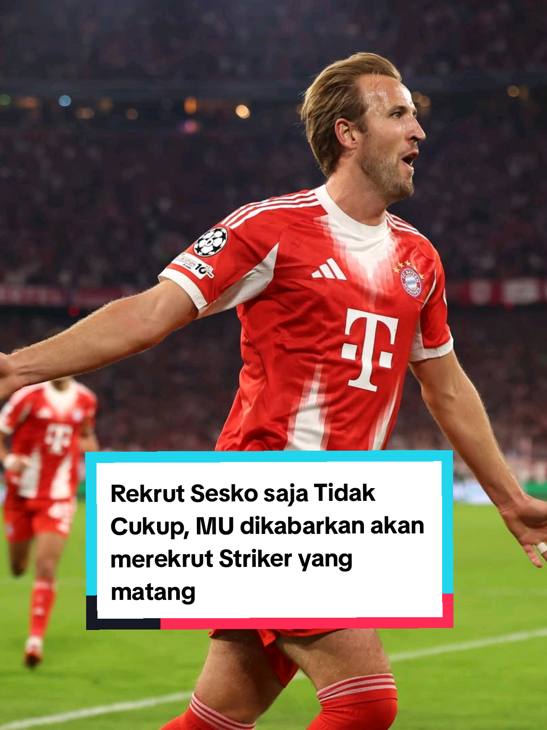 Rekrut Sesko saja Tidak Cukup, MU dikabarkan akan merekrut Striker yang matang.  #manchesterunited #mufc #harrykane #football #sepakbola 