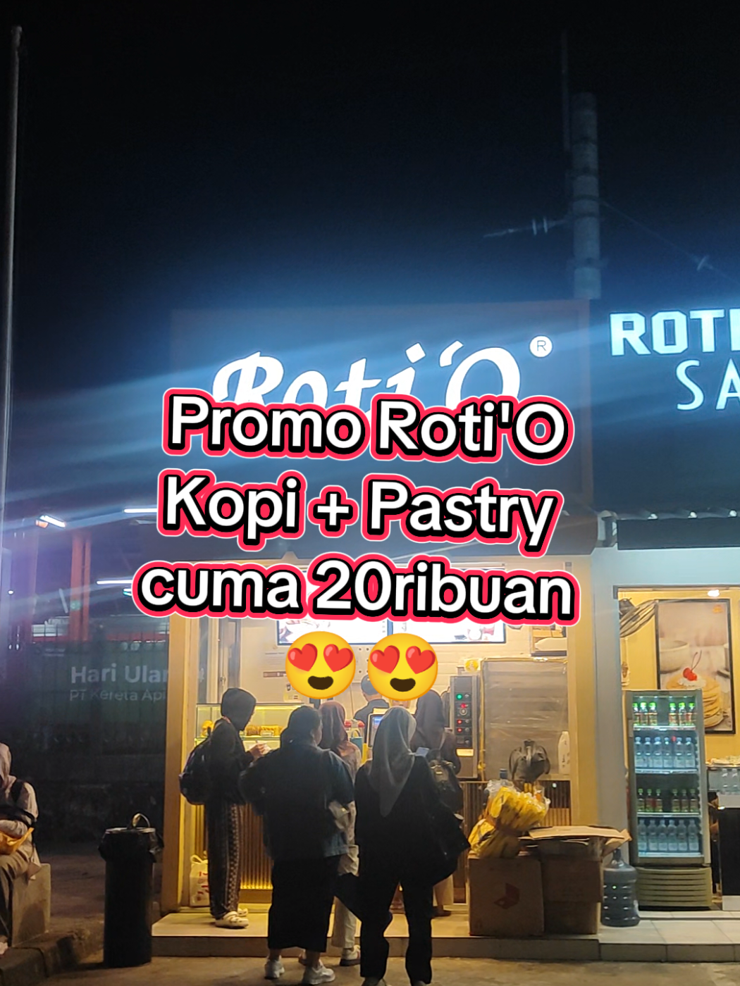Promo Roti' O Kopi+Pastry cuma 20ribuan ‼️ 😍😍😍 #rotio #foryoupage #vouchertiktok #kopirotio #kulinerbekasi 