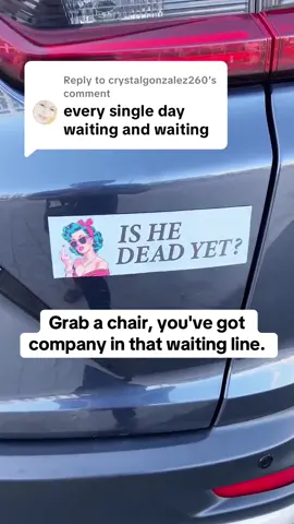 Replying to @crystalgonzalez260 Grab a chair, you've got company in that waiting line.