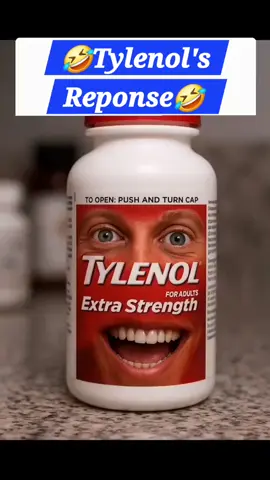 Tylenol's response to accusations 🤣 #uniquesigner #fyp #tylenol 