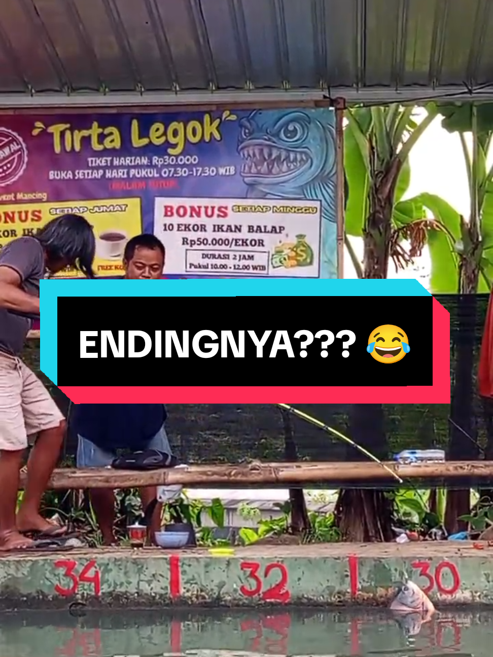 Endingnya 🫨🫨🫨 #fyp #foryoupage #foryou #mancing #tirtalegok 