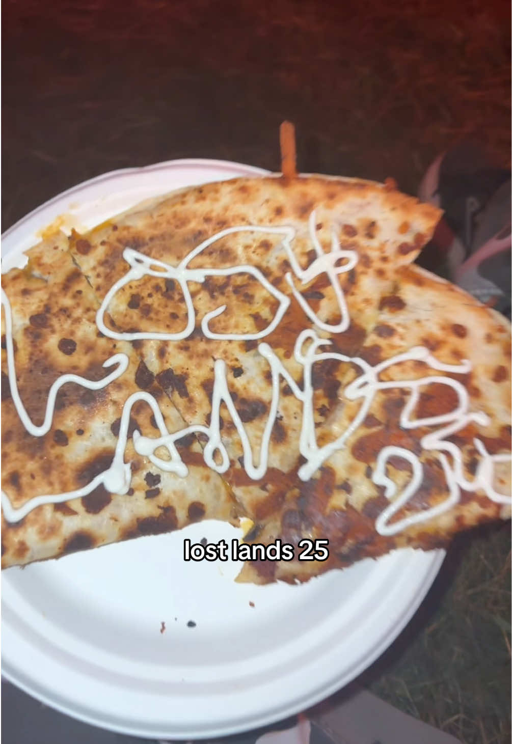 Lost Lands quesadilla 🤠 #LostLands #raver #rave #edm 