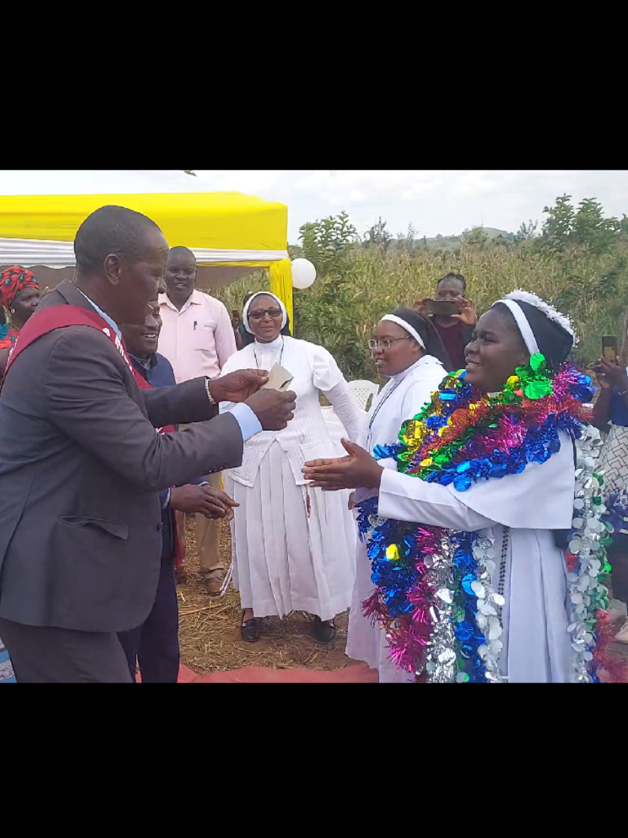 Sr Christine Nasimiyu of Fransican& Clare of Assis sisters celebrated Thanksgiving home  mass at Naitiri  home,Naitiri  parish.