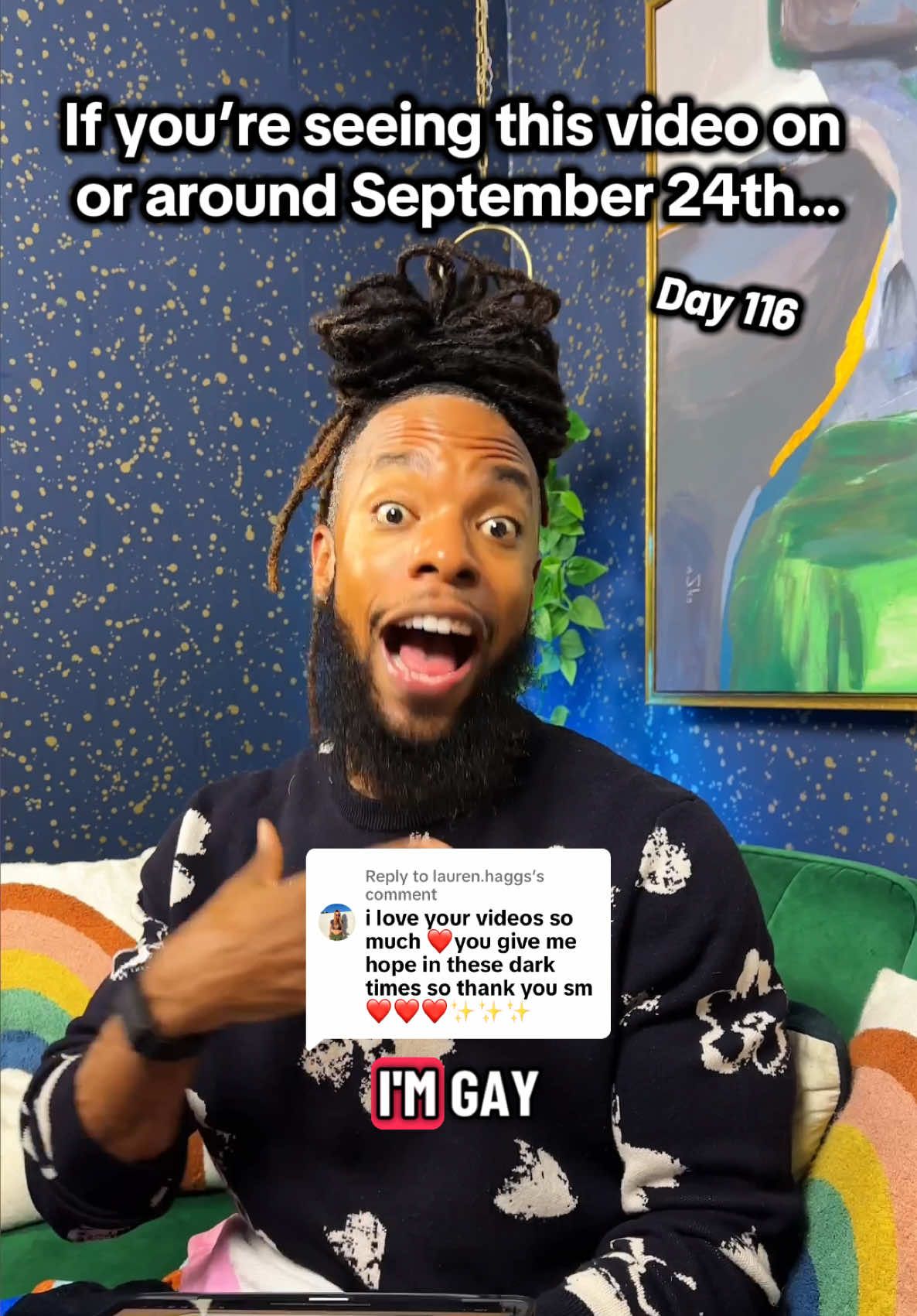 Replying to @lauren.haggs Day 116 & apparently I’m a fruitcake now…and we need to discuss & break this down 👀. Also, is the rapture actually today instead of the 23rd? Honestly, I’ve been changed For Good since starting these videos.  The joy, the chaos, even the conspiracy theories. Just know I love all you Snacks. SAVE, REPOST & SHARE with someone who needs a safe space and a friendly face. #Pride #fyp #foryou #lgbtqia #emileandthesnacks 