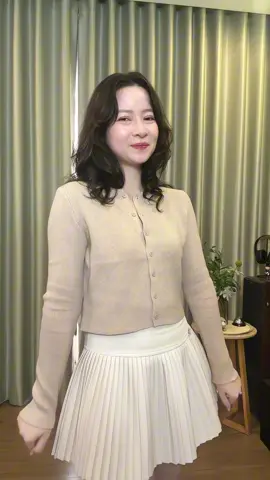 Mùa thu thì không thể thiếu cardigan thế này rồi #trangtocxoan69 #aodetkim 