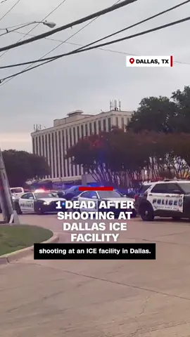 One person is dead and two others have been hospitalized with gunshot wounds after a shooting at an US Immigration and Customs Enforcement facility in Dallas on Wednesday morning, according to police. A suspect is dead from a self-inflicted gun shot wound, according to Homeland Security Secretary Kristi Noem. #cnn #news