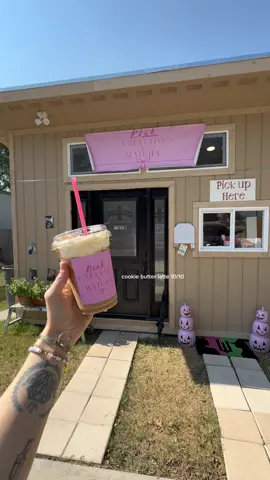 just an atx girlie that loves coffee, part 25  @PINKCAFECITOYMATCHA  #thingstodoinaustin #coffeetiktok #cookiebutter #manor #viral 