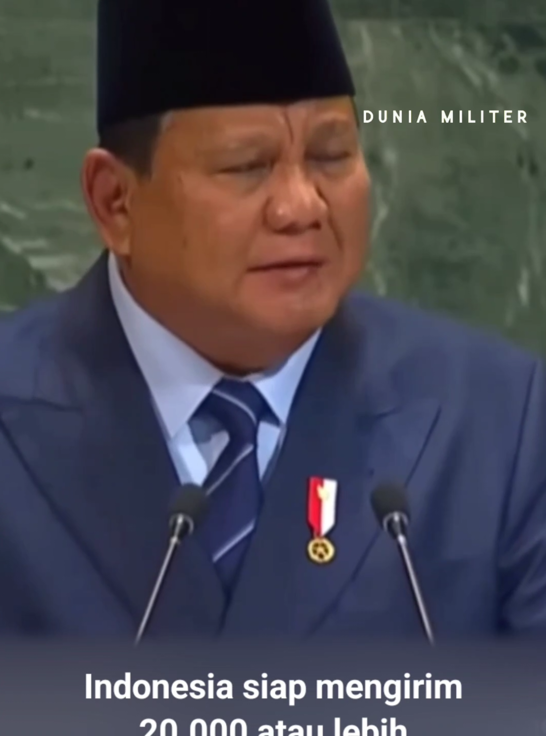 Prabowo: Indonesia Siap Kirim 20.000 Pasukan Ke Gaz4!!