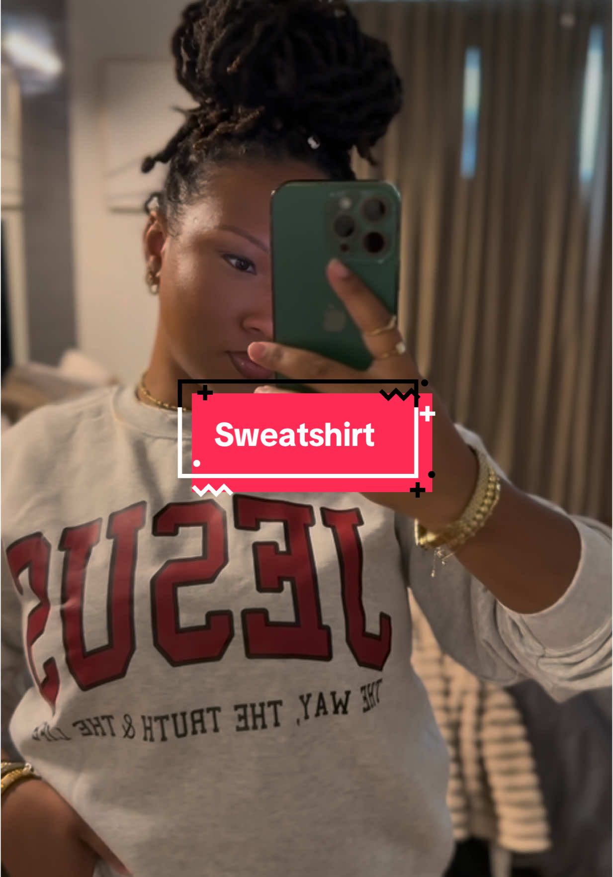 If you see me crying during worship. Im not crying because something’s wrong… im crying because nothing’s wrong 😭😭Im a cry baby at just the thought of the goodness🫶🏽 #christanapparel #jesussweatshirt #sweatshirt 