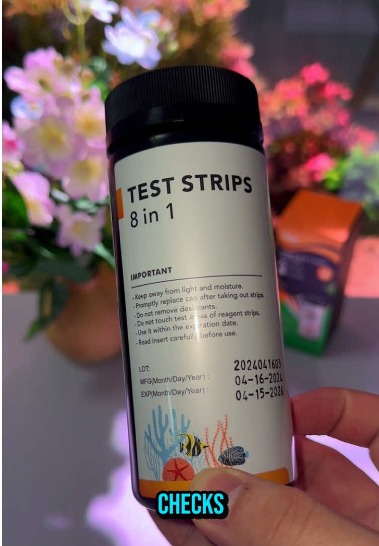 Even if your tank water looks totally clear but your fish still keep dying? Not sure why? Then you should try this! It tests 8 water parameters at once, so you can figure out your water quality easily!#aquarium #watertest #budgetfriendly #usa #hygger 