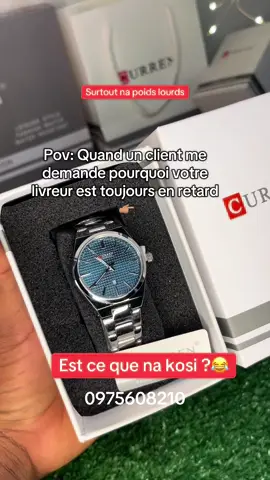 Na kosi ?🤣 parfois pE soyez compréhensif vu que vous connaissez très bien le degré des embouteillages 😏 #pourtoi  #kinshasa🇨🇩 #montre #videoviral #livraisonadomicile 