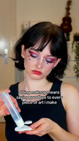 many many goodbyes.. #makeup #makeuplook #makeuplover #fyp #creativemakeup 