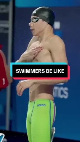 Who else does a lil pre-race ritual? 🤪 #Swimming #patrick #sportstiktok 