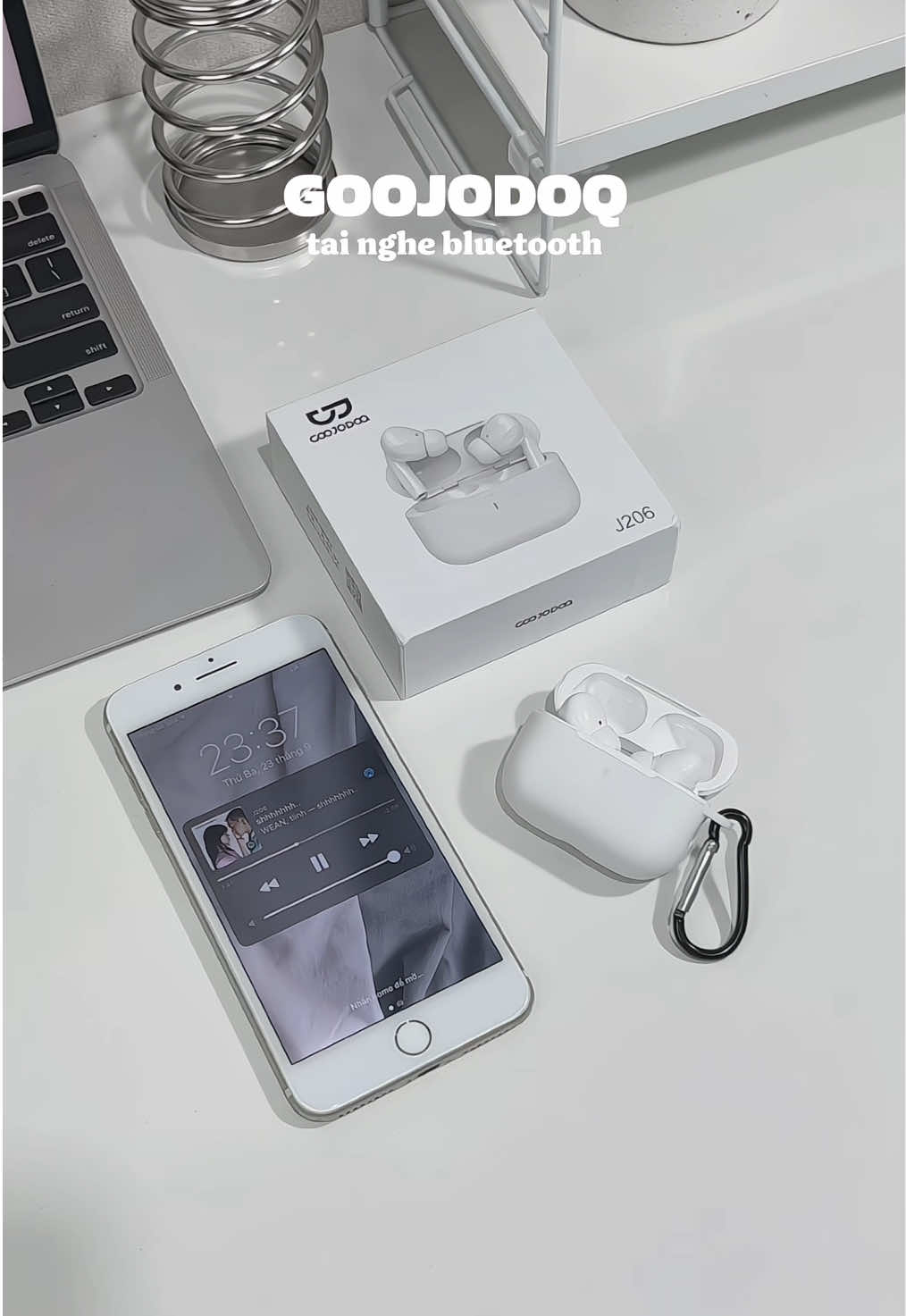 nghe êm tai với xinh quá lun, zá lại hạt dẻ#tainghebluetooth #gojodoq #tainghekhongday #tainghe #review 