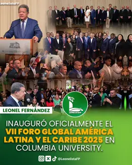 Anoche, en Columbia University, dimos inicio al VII Global Forum: Latin America & the Caribbean 2025 con una cálida recepción de bienvenida. Un espacio donde líderes, académicos y diplomáticos se reúnen para reflexionar sobre los grandes desafíos de nuestra región: migración, democracia, economía e innovación tecnológica. #LeonelistaFP #LaCasaDelPueblo #FuerzaDelPueblo
