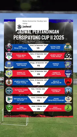 Membalas @Hudep lam ratep dua hari menjelang kick of 