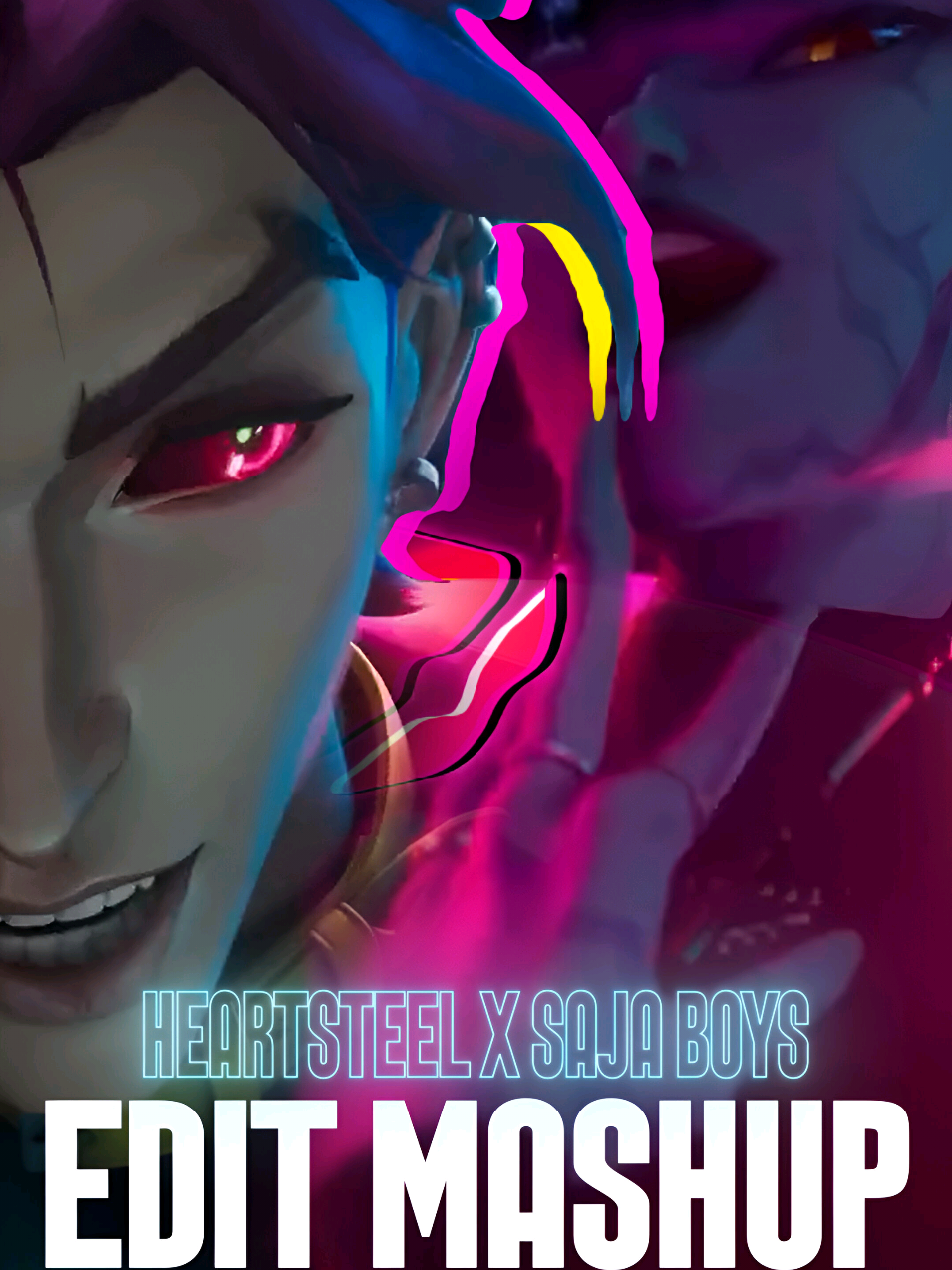 Heartsteel x Saja Boys Rap Edit Mashup 😁 A lot of people asked me to also edit mystery's part of the song, so I included it here. lmk if I should re upload my full 'your idol' edit with the extended part :) #kpopdemonhunters #leagueoflegends #heartsteel #sajaboys #fyp 