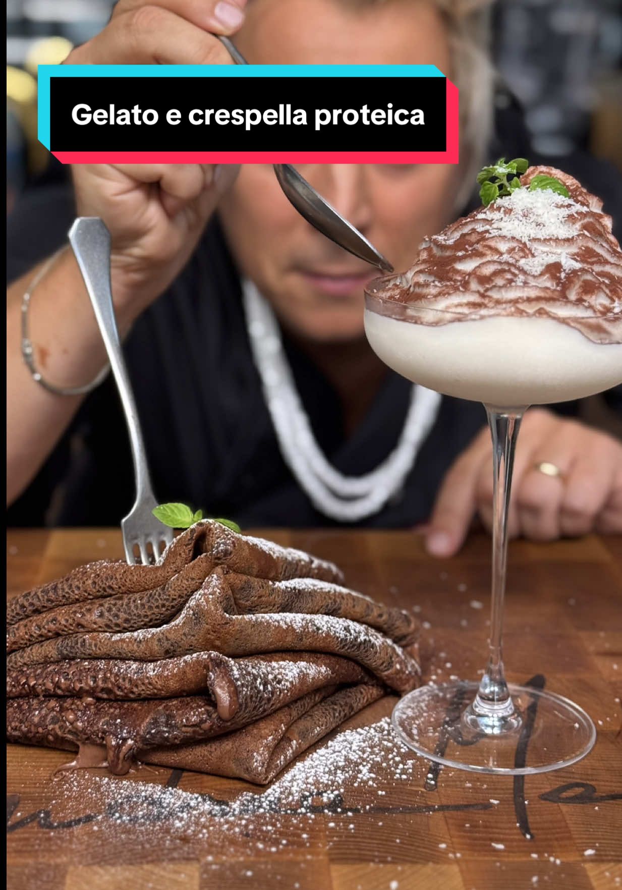 Ho iniziato con un gelato detox proteico per tenere a bada la coscienza… 😅 e ho finito con crespelle demoniache alla Nutella che hanno fatto scappare la nutrizionista in Tibet. 🏔️@Ninja Kitchen Italia  Ninja Swirl ... l'evoluzione che non pensavi di meritarti. STRAORDINARIO!  #gelato #icecream #sharkninja #adv #nutella 