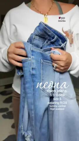 Risen jeans that are perfect for fall. High waisted with tummy control. #risenjeans #jeans #brownjeans #highwaistedjeans #trendyfashion @Wild Oak Boutique 