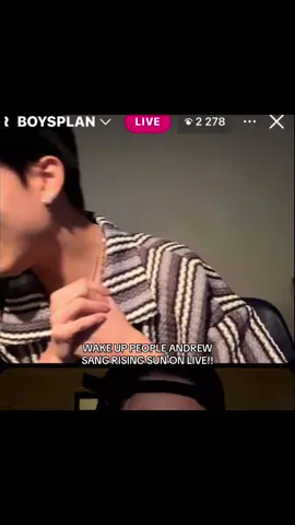 SJSJSJS #andrewhan #yearning #boys2planet #andrew #fyp 