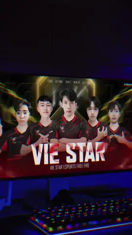 VIE STAR 10Đ RỒI | Design Poster Esports #designesports #huandeslor #free_fire #xuhuong #lineup 