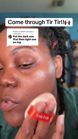 Replying to @Saida Savage  I got you!! . #tirtir #makeup #kbeauty #foundation #cushionfoundation 
