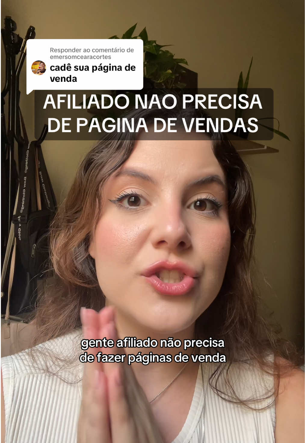 Respondendo a @emersomcearacortes afiliado não precisa fazer página de vendas! #afiliado #marketingdeafiliados #afiliadosiniciantes #marketingdigital 