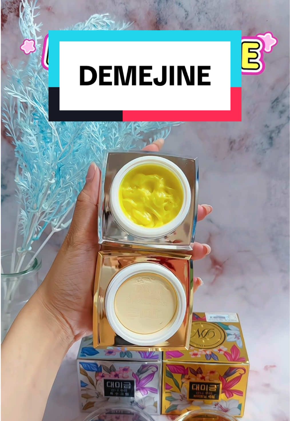 🔥🔥 KEM #Demejine – Combo ngày và đêm ✨✨✨✨ Tín đồ của kem Demejine hay còn gọi là kem DN Hàn Quốc: 👉 Đừng bỏ qua tinh chất dưỡng Essence Rose 🌸🌸 👉 Giúp cải thiện các dấu hiệu lão hóa cho da 👉 Ngăn chặn những rãnh nhăn và nếp nhăn 👉 Hỗ trợ săn chắc và se khít lỗ chân lông 👉 Giảm mụn, thâm, nám 👉 Mang lại làn da căng bóng, trắng sáng, mịn màng #nhuybeautyquan12 