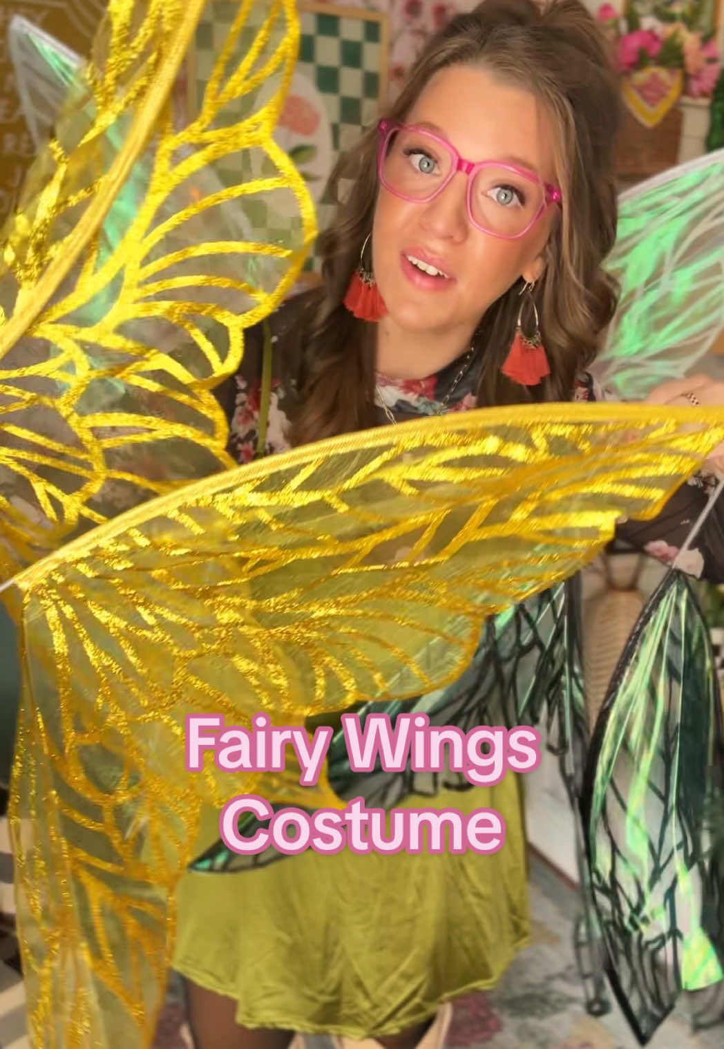 🧚‍♀️ irradesent fairy wings that slide into your dress or shirt for an instant halloween costume! 🎃 #fairywings #fairycore #fairy #fairycoreaesthetic #halloweencostume @Leg Avenue 