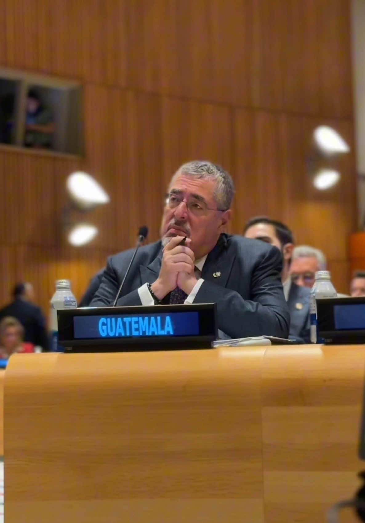 Iniciamos el segundo día de trabajo en @UN, listos para la #UNGA 2025.  #Presidente #Guatemala #BernardoArévalo #NY  
