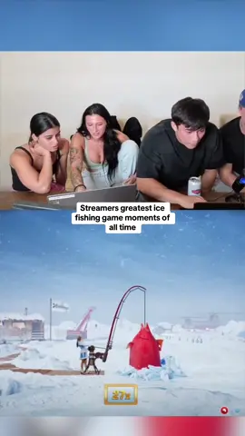 Streamers greatest ice fishing game moments of all time #kickstreaming 