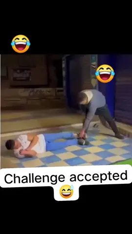 kis ny ye wala challenge accept krna ha a jao😂😂 #challenge #championsleague #funny