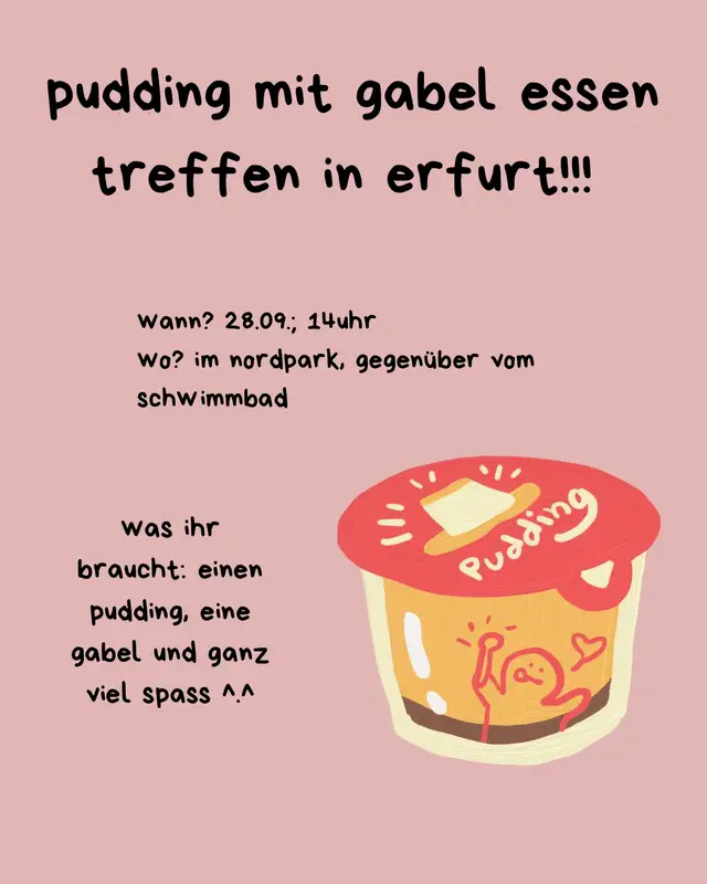 will euch alle sehen 🫵 #erfurt #puddingmitgabelessen #thüringen #fyp #foryou 