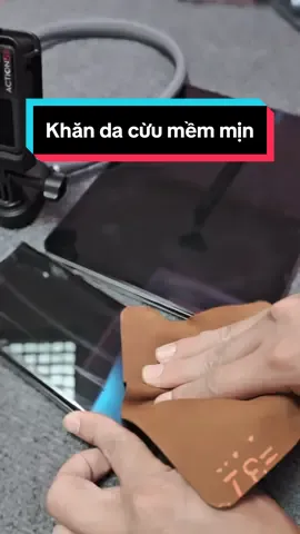 Khăn da cừu mềm mịn lau ống kính máy ảnh màn hình sạch bong #khandacuu 