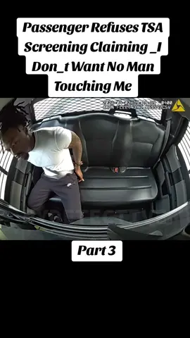 Passenger Refuses TSA Screening Claiming _I Don_t Want No Man Touching Me #police #policeofficer #cops #bodycam 