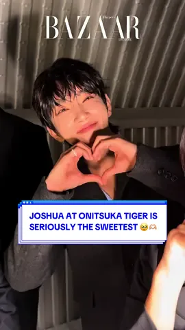 Best bet we were running to see #Joshua at the @Onitsuka Tiger show! 🫶🏼 Tap on the link 🔗 to see all the Asian stars at Fashion Week. . . . #harpersbazaarsg #OnitsukaTiger #조슈아           