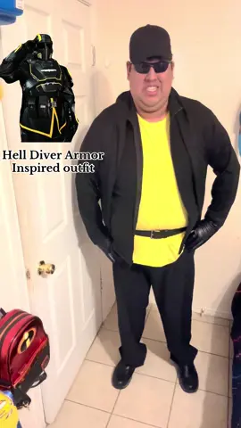 My first Hell Diver inspired outfit I was challenged by one of my viewers #helldivers #helldivers2gameplay #cosplay #videogames 