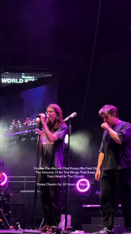 It wasn't on the setlist but they performed it during soundcheck 😭😭 This song made me a fan @Mayday Parade, and it will always be my fav emo song from you. Balik kayo please 😭#maydayparade #threecheersfor20years 