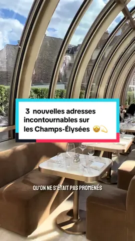 3 adresses qui vont faire retomber les Parisiens amoureux des Champs-Élysées ✨⭐️ Longtemps boudée par les locaux, l’avenue la plus iconique du monde se réinvente et cache désormais des pépites qu’on a envie de redécouvrir 👀 🍣 AquaKyoto  Tout droit venu de Hong Kong, Londres et New York, AquaKyoto s’installe au-dessus des Champs pour électriser les nuits parisiennes. Sushis signatures, cocktails audacieux et ambiance feutrée s’y dégustent dans une déco ultra léchée… le tout sur un rooftop avec une vue imprenable sur la Tour Eiffel 🌃. Du déjeuner au soleil aux soirées animées, c’est the place to be.  📍 26 avenue des Champs-Élysées 🕰️ Tous les jours, 19h – 2h 💎 RH  C’est ici, au 23 avenue des Champs, que la maison américaine Restoration Hardware a choisi d’ouvrir sa toute première adresse en France🤩 Temple du design et de l’art de vivre, RH déploie ses étages monumentaux au cœur des Champs. Mobilier élégant, pièces arty et inspirations déco font de cet écrin un lieu hybride entre galerie contemporaine et maison de rêve ✨ L’adresse idéale pour faire son shopping ou simplement s’inspirer dans un cadre spectaculaire😍  📍 23 avenue des Champs-Élysées 🕰️ Lundi–samedi 10h – 20h | Dimanche 10h – 19h 👗 COS  Minimalisme chic, coupes impeccables et essentiels intemporels : COS installe son vestiaire élégant sur l’avenue. Ici, chaque pièce a été pensée pour durer, traverser les saisons et upgrader le dressing des Parisiennes en quête de style sobre et efficace ✨.  📍 33 avenue des Champs-Élysées 🕰️ Lundi–samedi 10h – 20h | Dimanche 10h – 19h 👉 Alors, prêts à redonner une chance aux Champs ? 💭  #champselysees #shoppingàparis #parislifestyle #aquakyoto #cos 